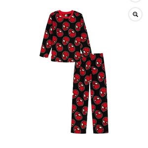 Spider-Man Boys Black and Red 2 PC Pajama Set Size Large (10-12) NWT